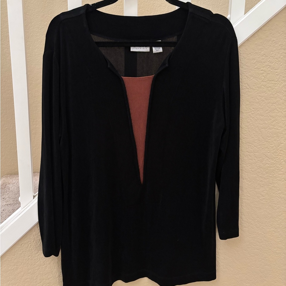 CHICO’S Black Women's Top